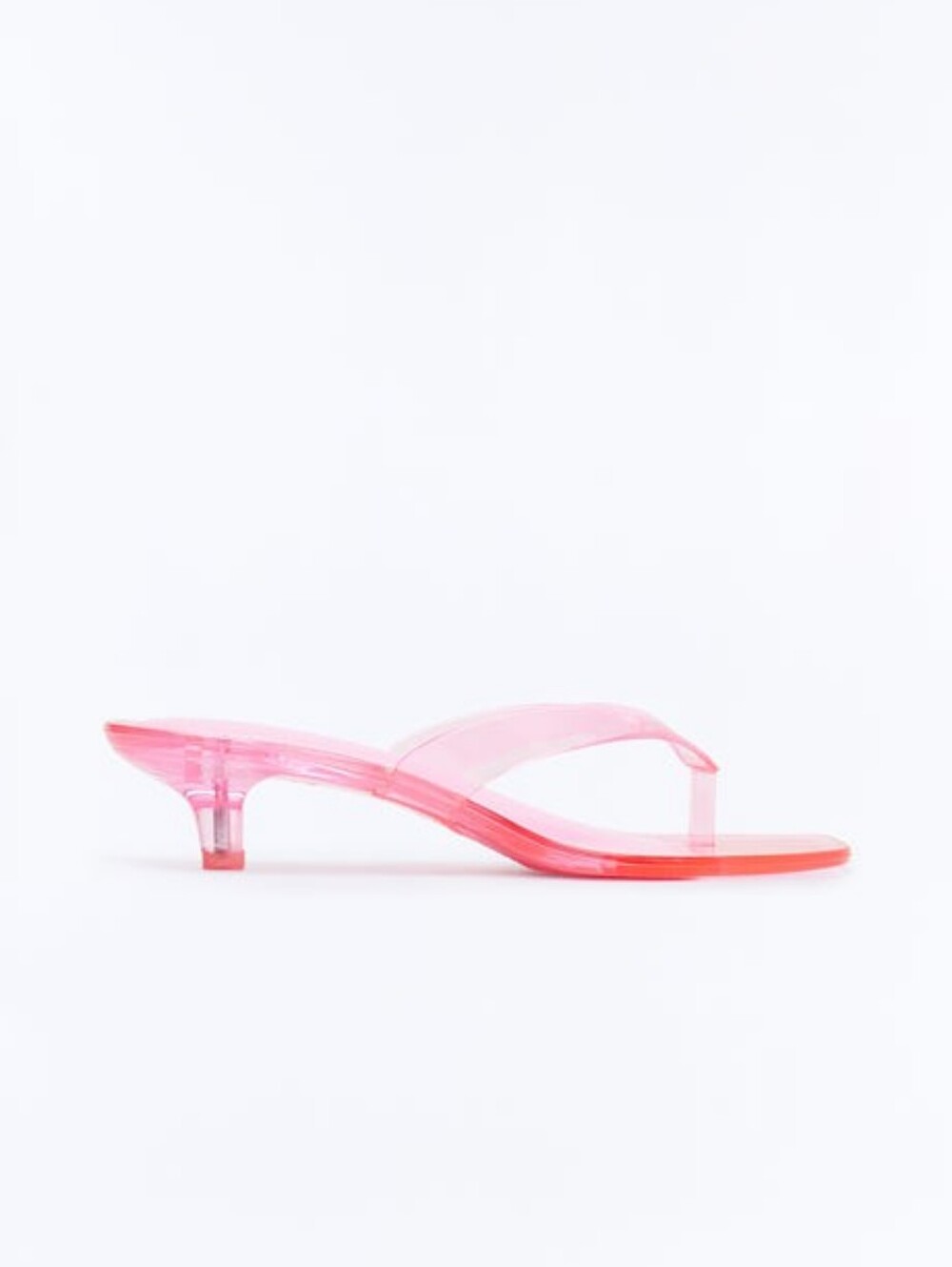 Jelly Thong Kitten Heel Size 10